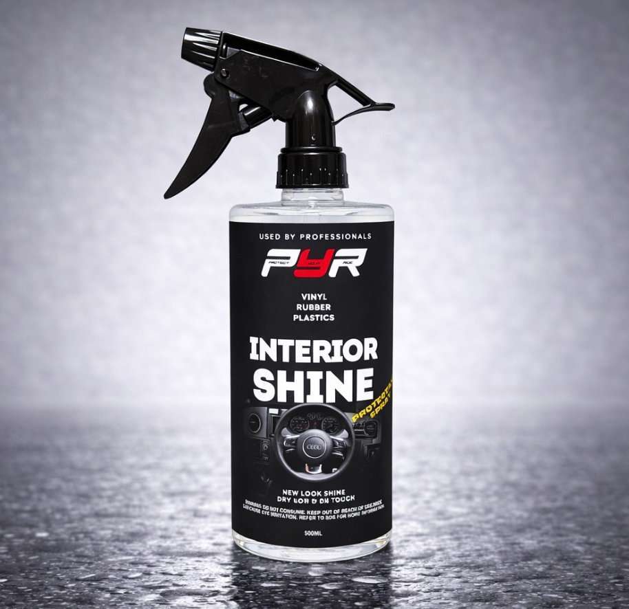 PYR Interior Protectant for dash and trims on cars