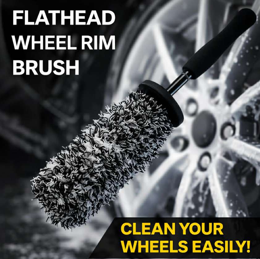 Wheel Rim Long Microfiber brush